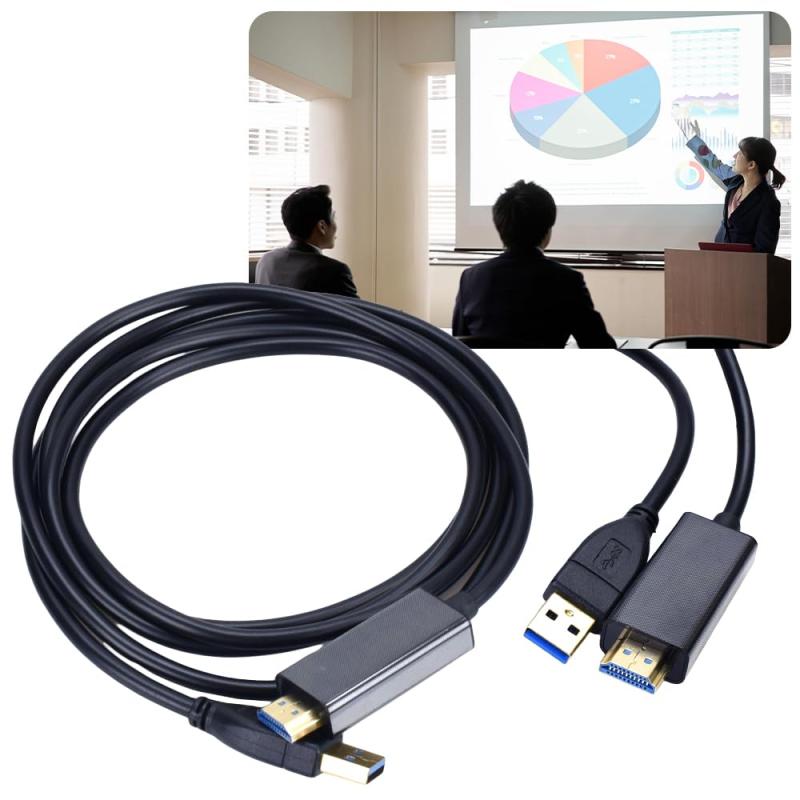 HDMI変換ケーブル USB3.0規格 Type-A 画面出力 プロジェクター モニター プレゼン
