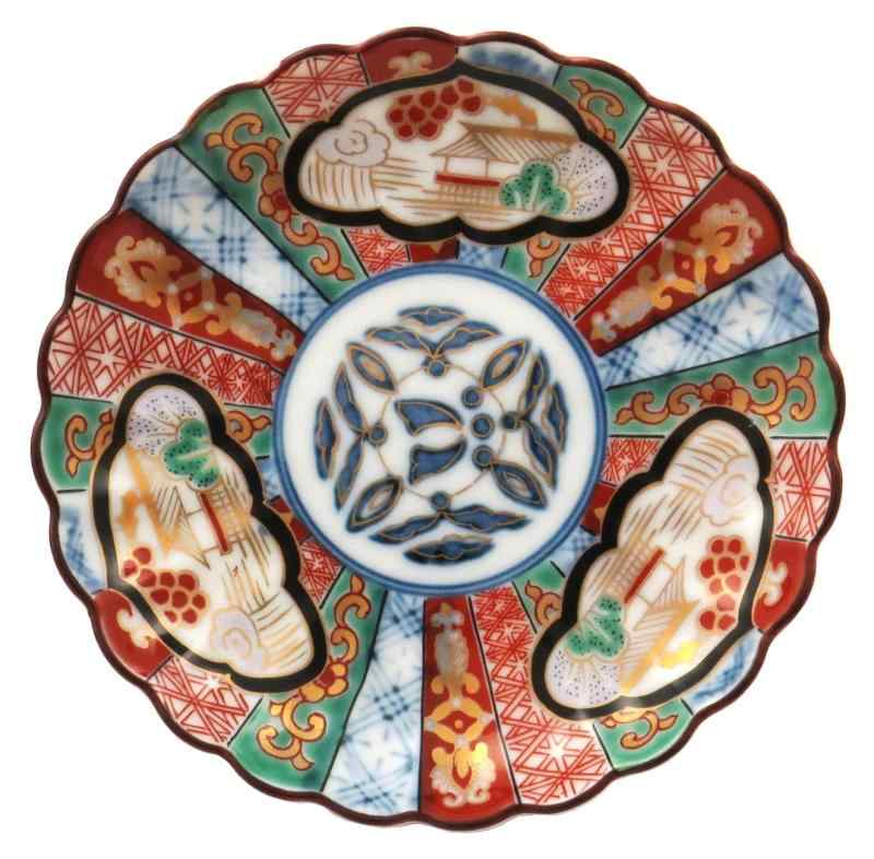 波佐見焼 林九郎窯 絢爛 古伊万里風 小皿