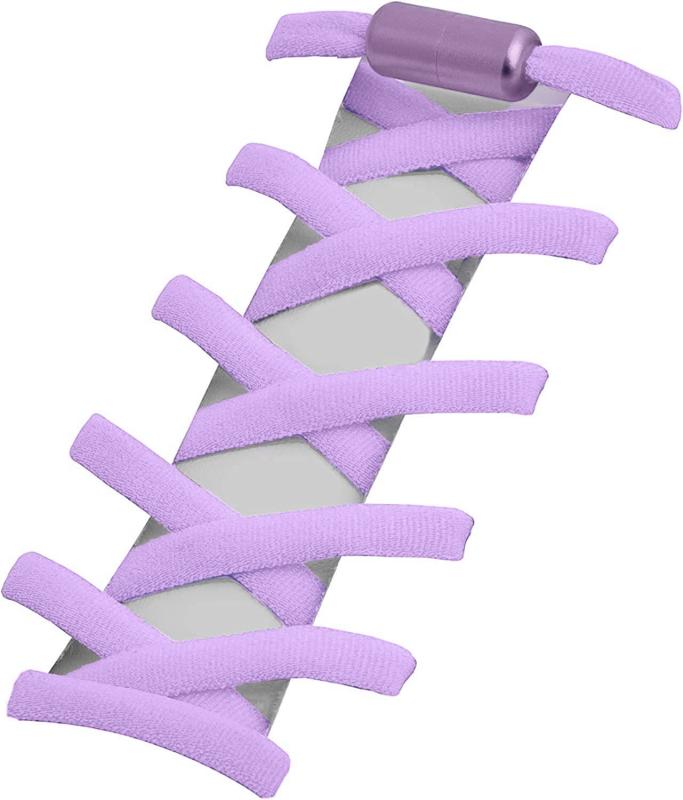 [HIGH FIVE] 靴ひも ゴム 結ばない靴紐 ほどけない ゴム紐 伸びる シューレース 無地 くつ スニーカー ローカット ハイカット 1足分(2本)