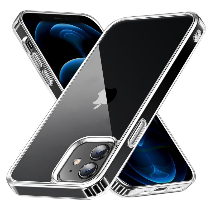 COSOIK iPhone 12/12Pro 用 ケース 半透明