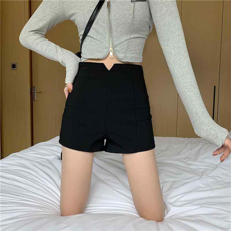 スカート レディース 春夏 ミニスカート キュロットパンツ 韓国風 ハイウエスト Aライン 着痩せ プリーツ ポリエステル 普段使い ショッピング 旅行 ブラック S M L XL 2XL 3XL 4XL 5XL