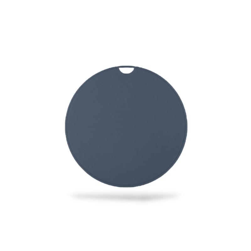 レジプロb 丸型 シリコン製鍋敷き 耐熱 滑り止め 16cm×厚0.8cm GR-01 ダークグレー