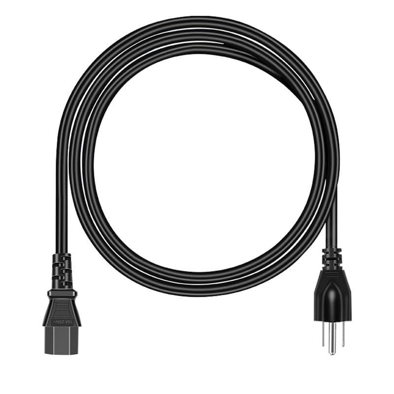 Varbmt 1M AC電源コードシールド 5-15P - C15 125V-15A NEMA 5-15P - C15変換コード UPS電源ケーブル 純銅芯 多重保護 耐候性 耐摩耗 データセンターのサーバー、業務用厨房機器などに対応