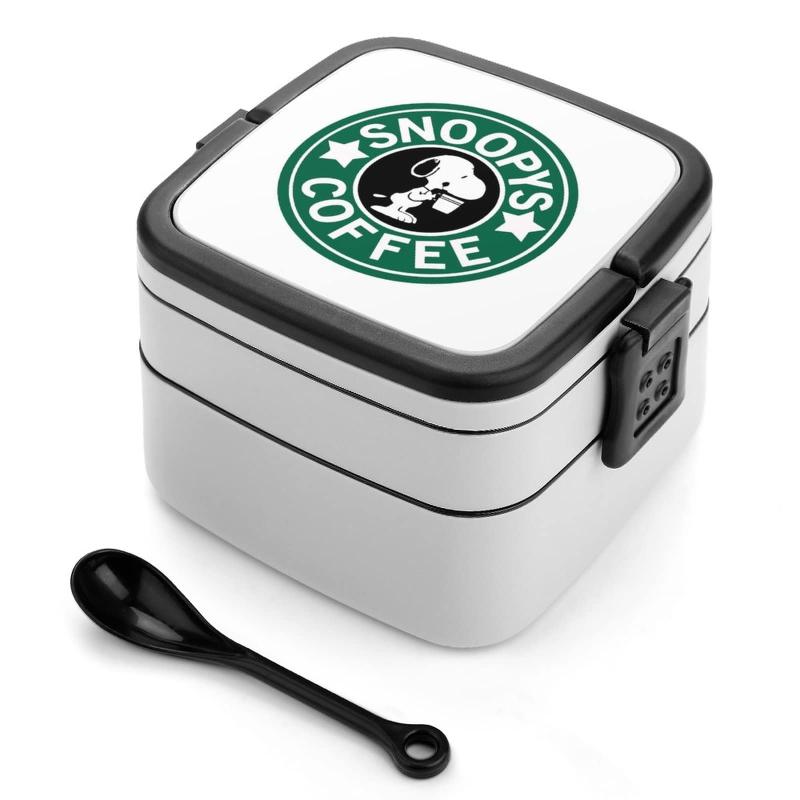 Monira 白黒花柄ミゲル犬 アニメキャラクター グッズ 人気 弁当箱 ランチボックス 二段 ふわっと盛れる..