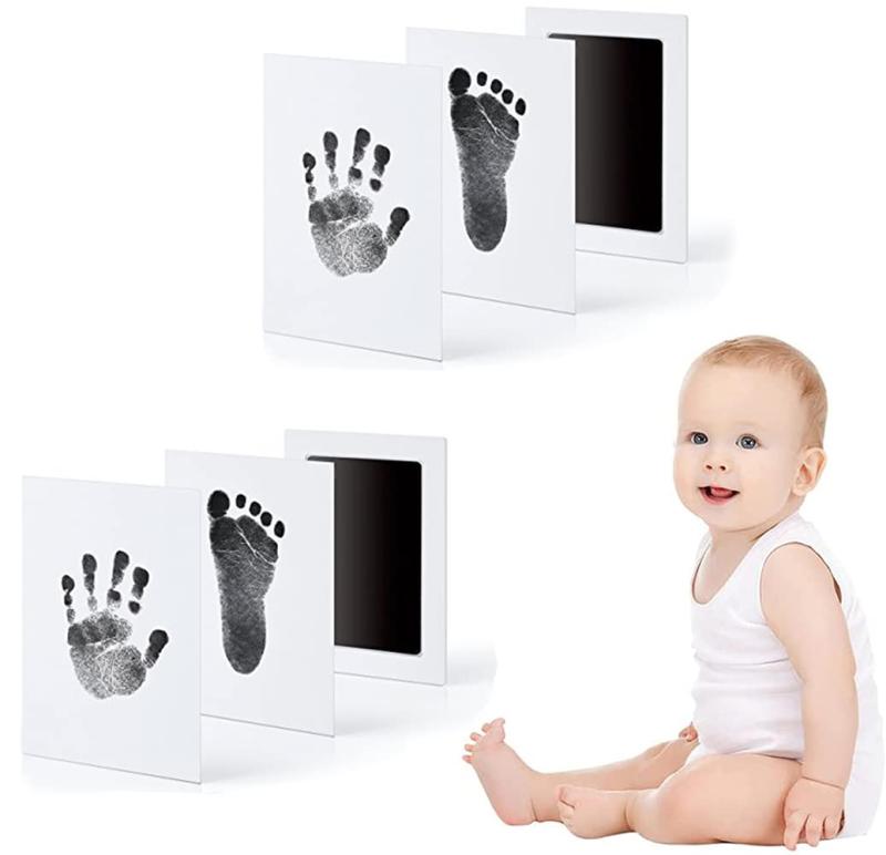 赤ちゃん 汚れないインク 手形 足形キット