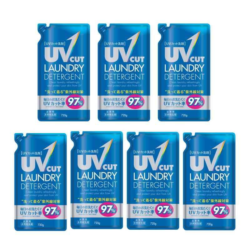 ファーファ 洗濯用 液体 洗剤 UVカット ベビーフローラル の香り 詰替 (720g) 7個セット