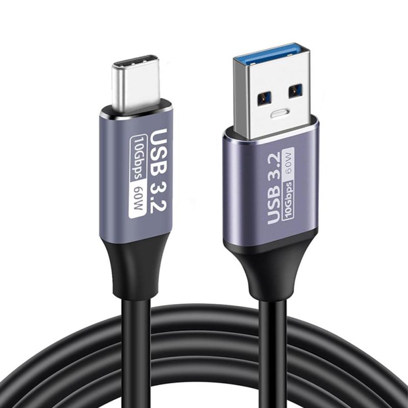 USB Type-C ケーブル USB-A to USB-C ケーブル 【10Gbpsデータ転送 3A/20V急速充電】 USB3.2 Gen2標準 QC3.0対応 MacBook Pro/Air、iphone15、Galaxy、Pixel、Xperia