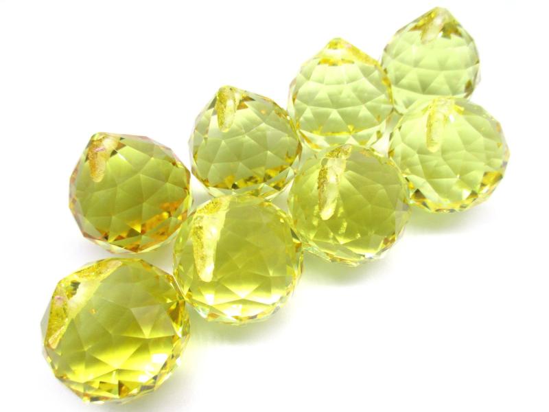 カラフル 手作り サンキャッチャー 用 パーツ 20mm 30mm クリスタル ガラス ボール セット