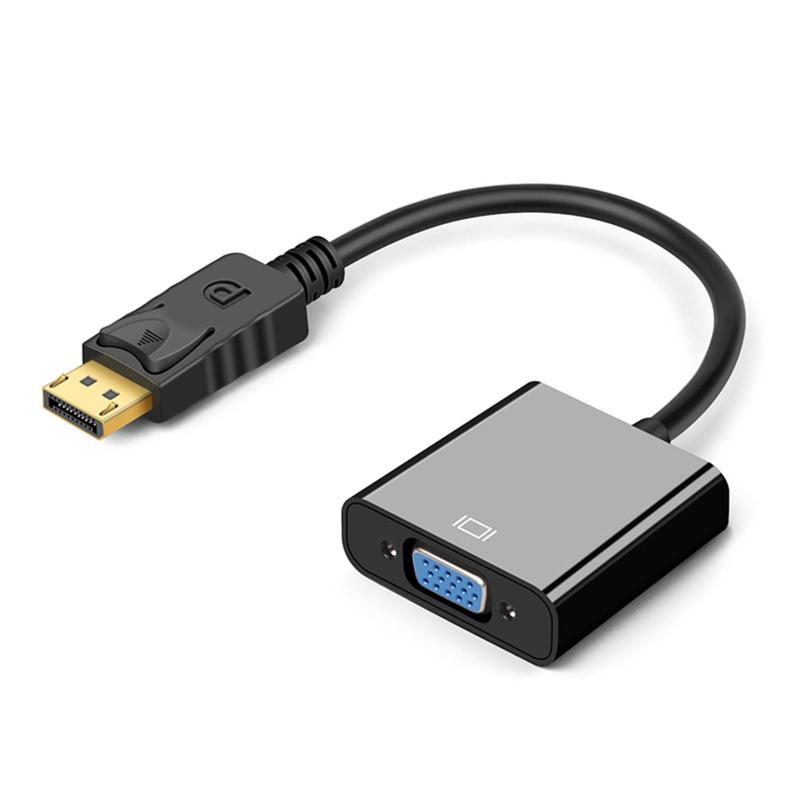 Displayport VGA変換アダプタ 遅延なし あんていでんそう 1920 x 1080画質ハイビジョン パソコン/グラフィックス/プロジェクタなどに使用