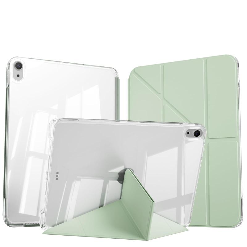 ZOPSGYU 対応iPad Air 11インチ(2025/2024第7/6世代)/Air 10.9インチ(2022/2020第5/4世代)ケース 全透明クリアバックカバー 4つの角度..