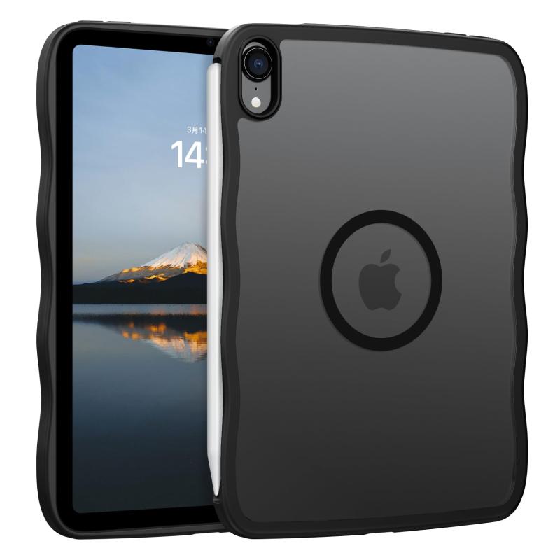 【新登場ー波状ケース】 GaoBao iPad mini7 ケース (A17 Pro、2024) iPad mini 第7/6世代 ケース うねうねシリーズ