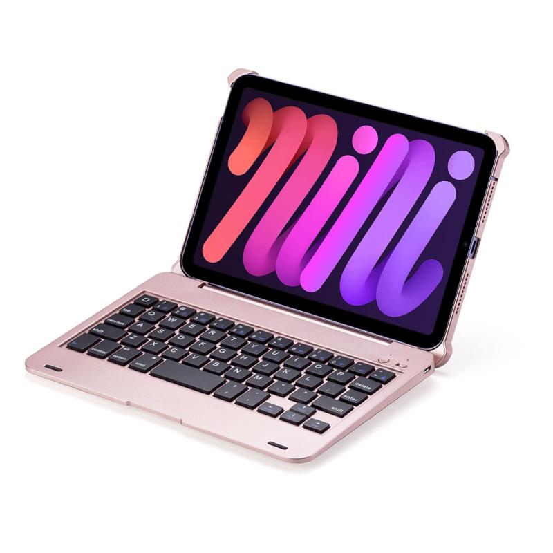 iPad mini 7 キーボードケース 一体型 iPad mini6/mini (A17 Pro)兼用キーボード付きカバー スタンド機能 apple pencil充電対応 オートスリープ機能