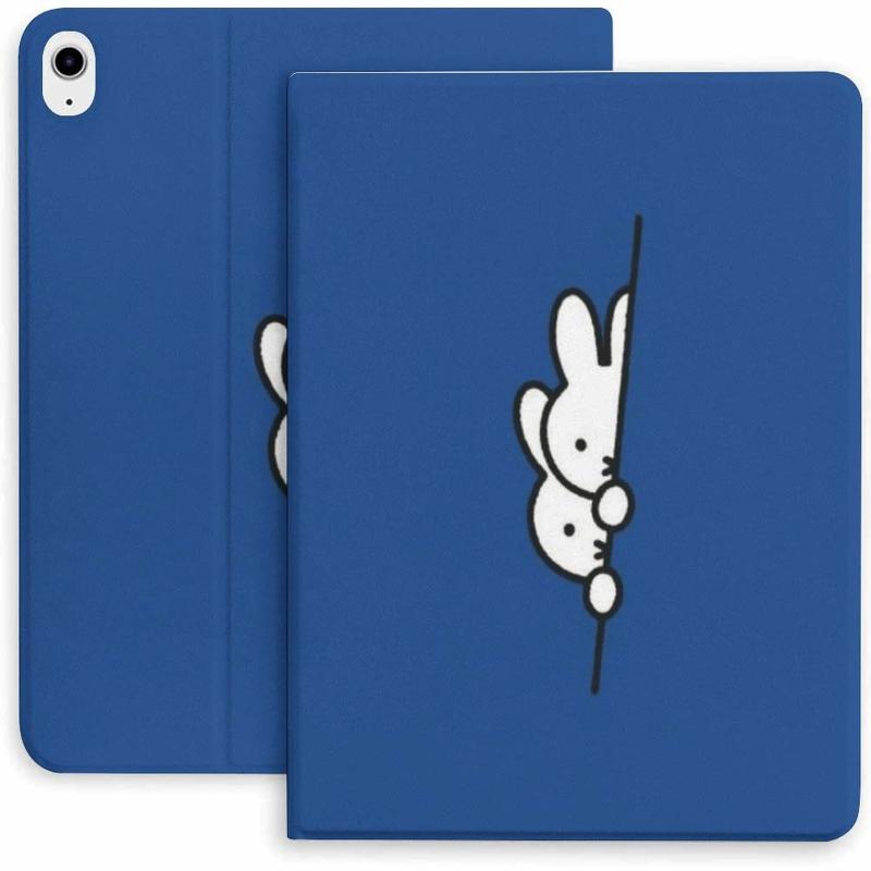 ミッフィー【iPadAir4/iPadAir5/Air6/iPad9世代/iPad10世代/iPadProに対応】アイパッドケース カバー ペン収納付き 10.2/10.9/11inchに対応 TPU スリープ機能 耐衝撃 スタンド機能付き 全面保護 キ