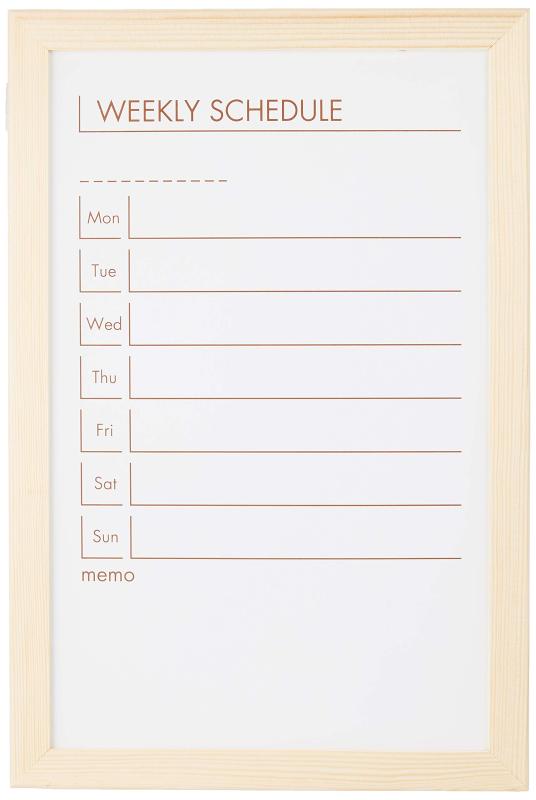 ナカバヤシ ウッドスケジュールボード