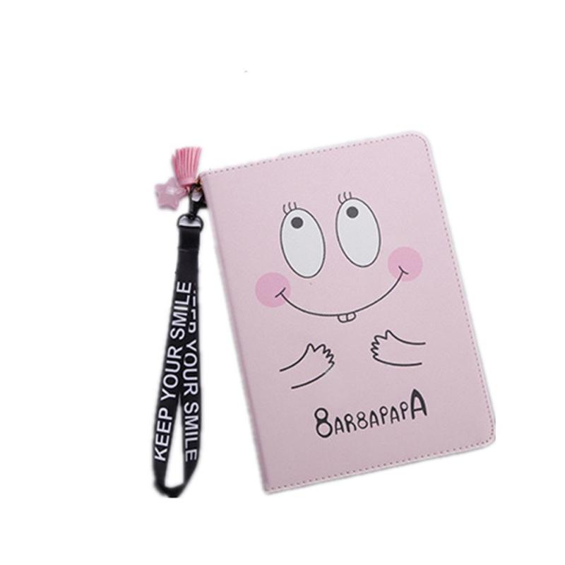 ボニマス(VONIMUS) iPad ケース カバー PUレザー カバー mini4 Pro9.7 New ipad2017対応 スタンド機能付き 笑顔 可愛い