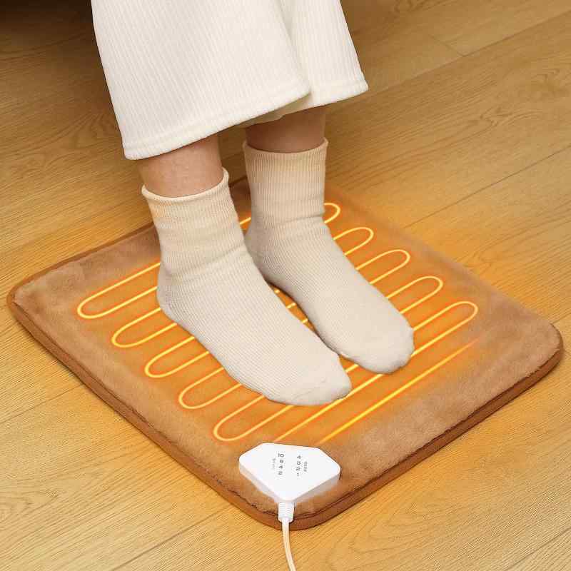 電気足温器 フットウォーマー 足入れタイプ ホットマット ホットカーペット ミニ 一人用 電気座布団 ...