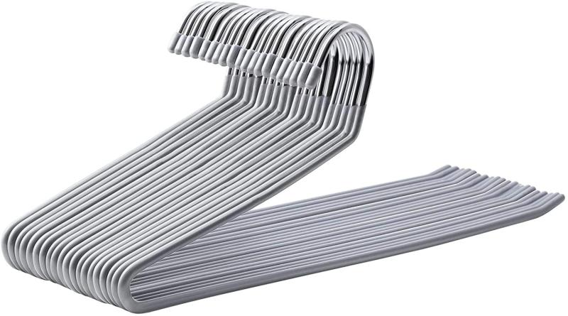 SONGMICS ハンガー ズボン 滑られない パンツ掛けハンガー スカート収納 スラックス用 頑丈 デニム、マフラー収納適用