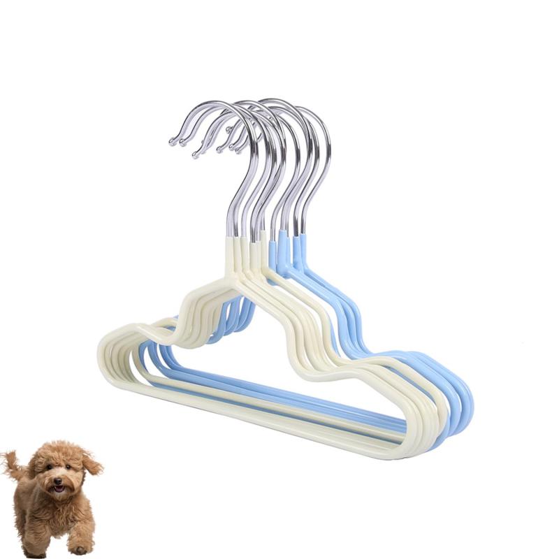 Lyyxjsltd 犬用ハンガー 犬 10本セット 金属製 ペットハンガー 犬服 猫服 用 滑りにくい 頑丈 耐用性 ..