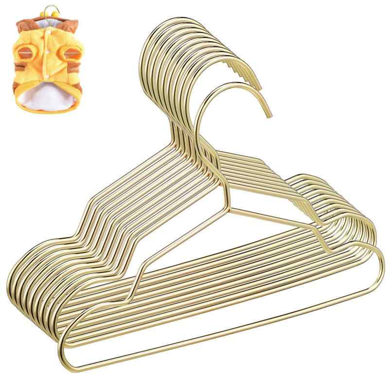 iplusmile 10pcs ペットハンガー 犬服 猫服 20cm ベビーハンガー ペット 洋服ハンガー 軽量 滑り止め ..