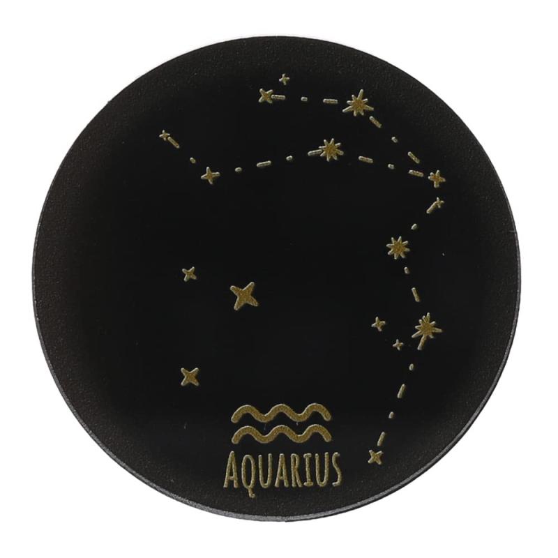 スマホグリップ 韓国 グリップトック 12星座 星座 星 夜空 デザイン ブラック かわいい スマホスタンド GRIPTOK 落下防止 貼るだけ カスタム ペア レディース