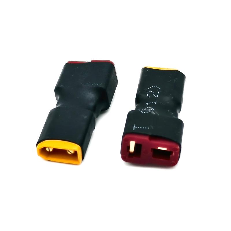 2ペアT型プラグコネクタはXT30コネクタに変換 ラジコンオスメス変換アダプター forラジコンリポバッテリー用