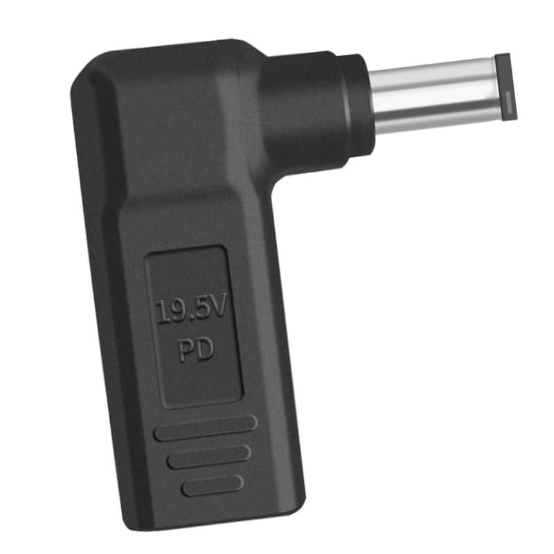 Artilits 100W USB C - 7.4x5.0mmアダプター、USB Cから7.4mmX5.0mm 19.5Vアダプター。HP Spectre、Envy、EliteBook、Chromebookシリー..