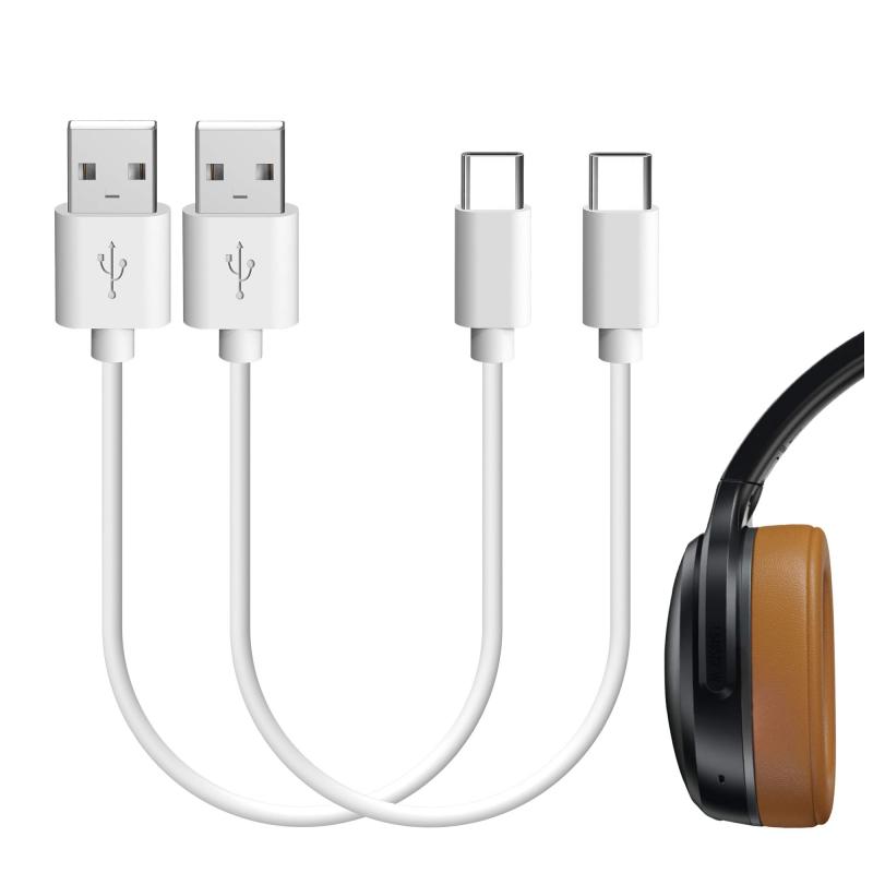 Geekria 充電ケーブル 互換性 Type-C 充電コード USB-A to USB-C スカルキャンディ Skullcandy Aviator 900 ANC, Dime Evo Method 360 ANC Dime 3 Push XT Indy