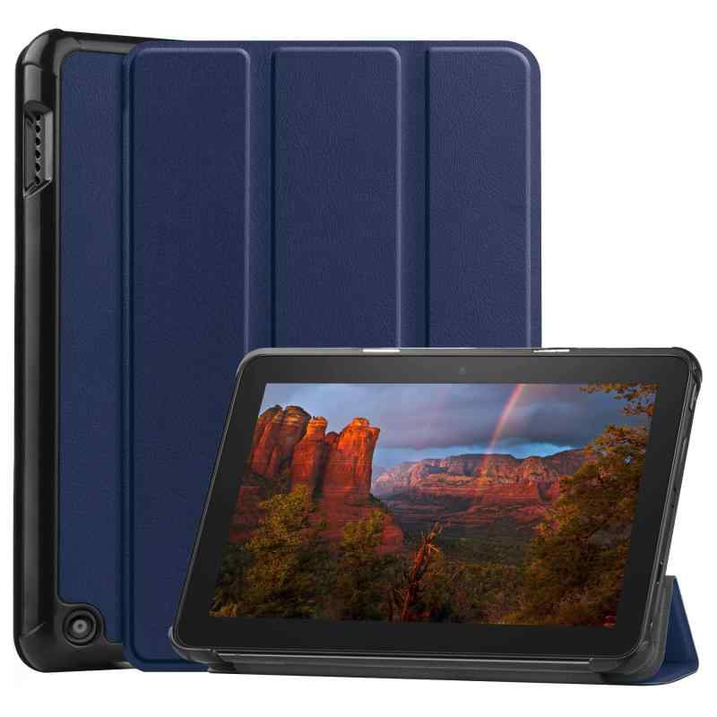 TRkin 対応 Amazon Fire 7 2022年発売 第12世代 7インチ 用のカバー タブレット ケース 超薄型 対応 Fire 7 2022 用の三つ折りスタンド リバウンドマグネティックスマートケース機能付き 衝撃吸収 高級の商品画像