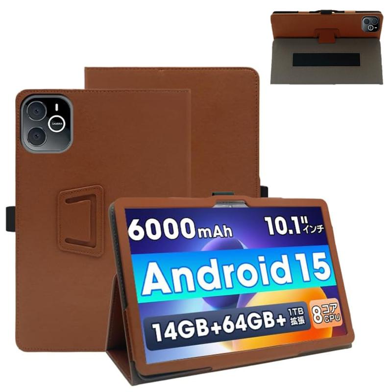 For Wpawa ‎HT10/HT10-A/TechZen HT20 ケース【Vaele 】 10インチ タブレット ケース 360°全面保護 二つ折りスタンド多視角調整 ペンホルダー付き 上質PUレザー キズ防止 軽量 全面保護Wpawa ‎HT10の商品画像