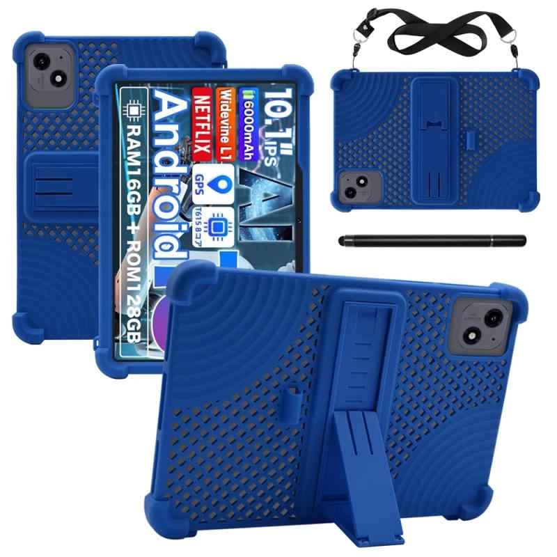 For AvidPad A60 / アビドパッド A60 ケース 10 インチ タブレット カバー RUIXH シリコン素材 落下防止 滑り止め 耐摩擦性 防水 防塵 お手入れ簡単 保護カバー ライト 通気性 多孔質熱散逸 スタンドの商品画像