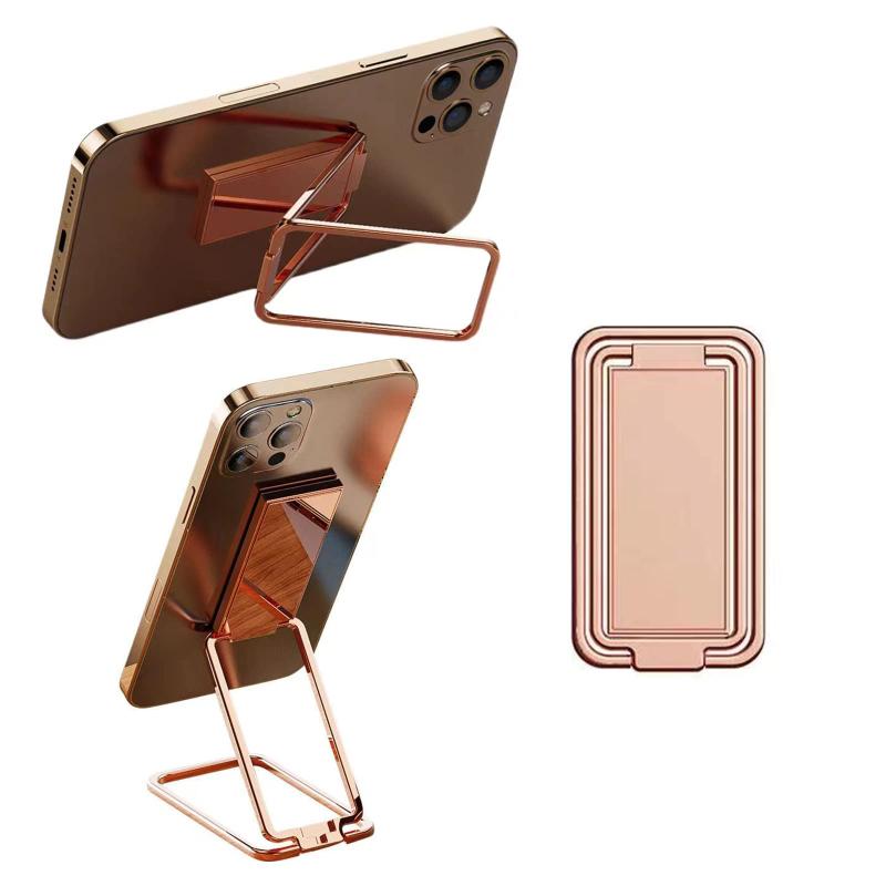 WUDQIJI 卓上 携帯 伸縮式スマホスタンド 折りたたみ式 持ち運びに便利 回転調整 高さ調節可能な iPad/iPhoneシリーズ、 Androidスマホ対応 携帯電話(スタイル1 シルバー)