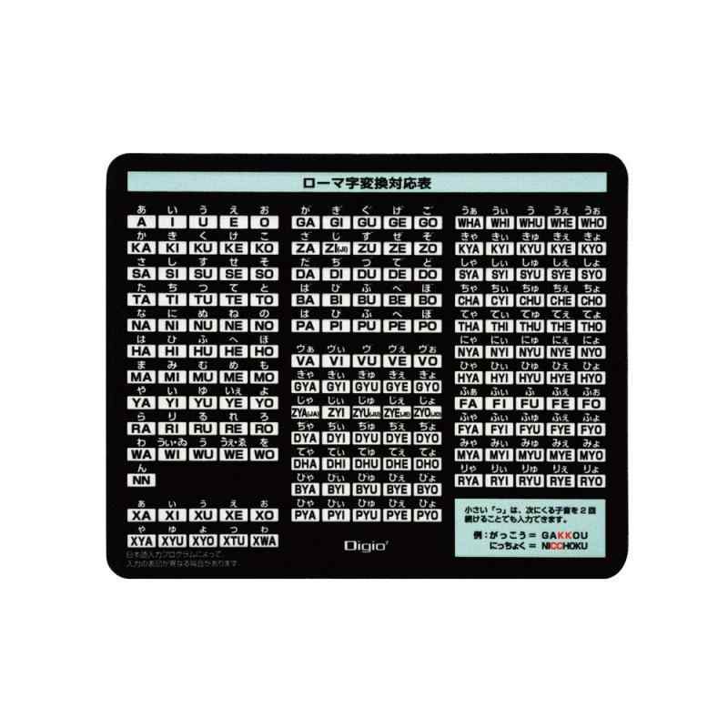Digio2 ローマ字 マウスパッド クロスタイプ
