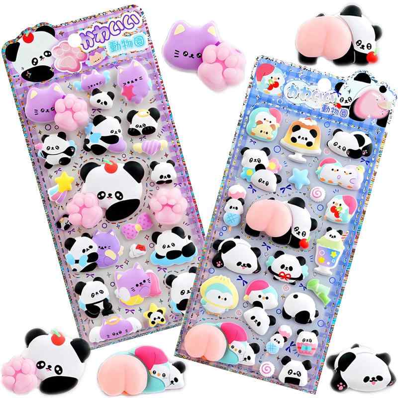 Botocooシール 立体デコシール 女の子 可愛い 3D 子供の手作りデコレーション ご褒美用 DIY飾り用ステ..