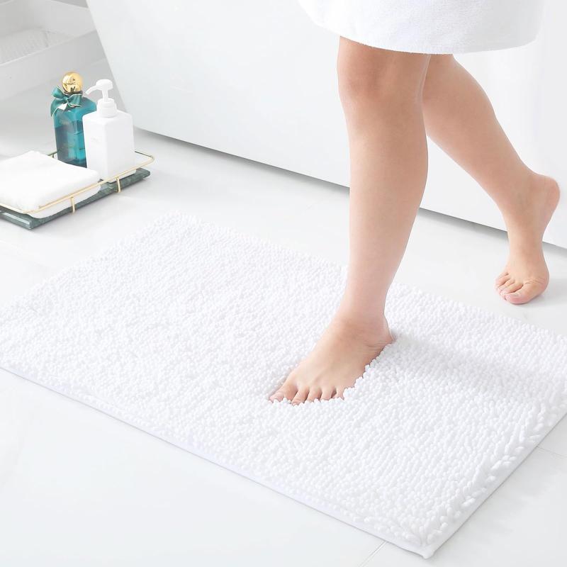 Buganda バスマット 足ふきマット お風呂マット 速乾 吸水 丸洗い マイクロファイバー 高密度 滑り止め..