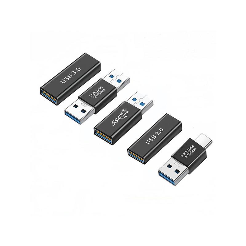 USB 変換アダプター 5種セット USB3.1 Gen1 5Gbps 5V/3A対応 Type-C 変換 高速転送 多機能
