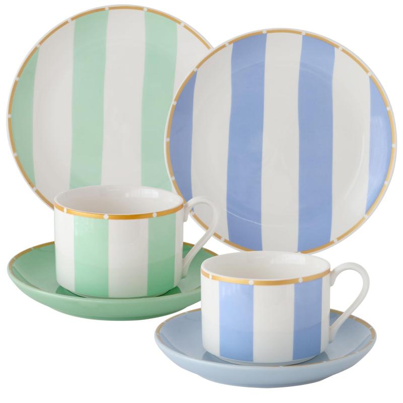 Dolce duo コーヒーカップ ソーサー セット ケーキ皿 6点セット プレート ティーカップ おしゃれ かわいい カフェ パステルカラー DAM-377