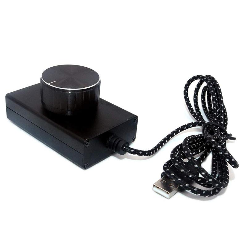 WINGONEERロスレスUSBボリュームコントロールノブワンスピーカーミュート機能対応Win7 / 8/10 / XP/Mac..