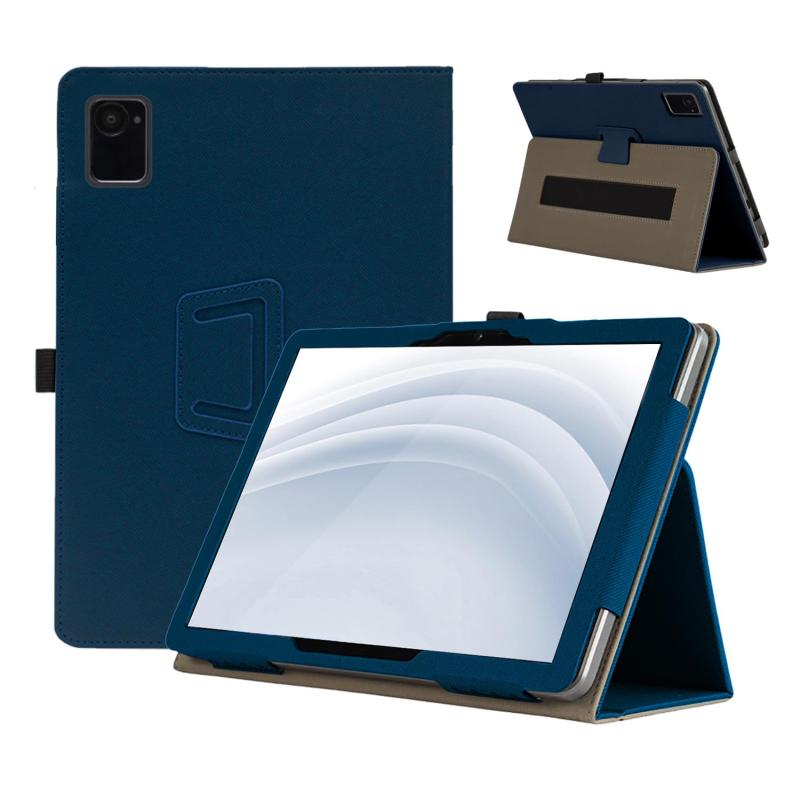 KONXISA For LUCA TE10D1M64-KV1H タブレット対応ケース 保護カバー 角度調整スタンド PU+TPU素材 耐汚れ 耐傷 耐衝撃 全面保護 手触りが良い