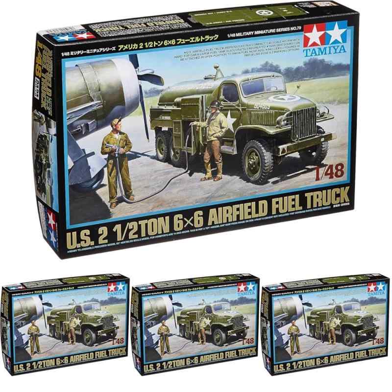 タミヤ 1/48 ミリタリーミニチュアシリーズ No.79 アメリカ陸軍 1/2トン 6×6 フューエルトラック プラ..