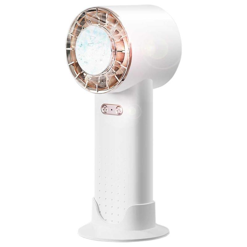 ハンファジャパン -10℃瞬間冷却 ハンディファン 冷却プレート 手持ち ポータブル 扇風機 卓上 風量3段階調整 省エネ FAN-H-01