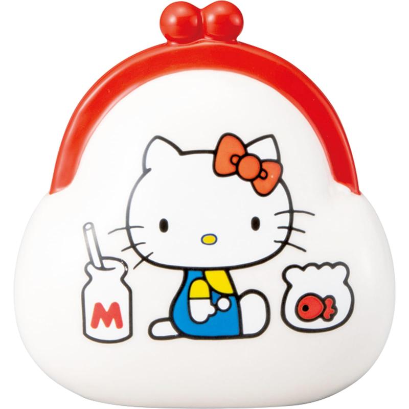 サンリオ (sanrio) 「 ハローキティ 」 貯金箱 がまぐち お財布型 約11×6cm キャラクターズ 文具 キティ グッズ 雑貨 白 san4563-1