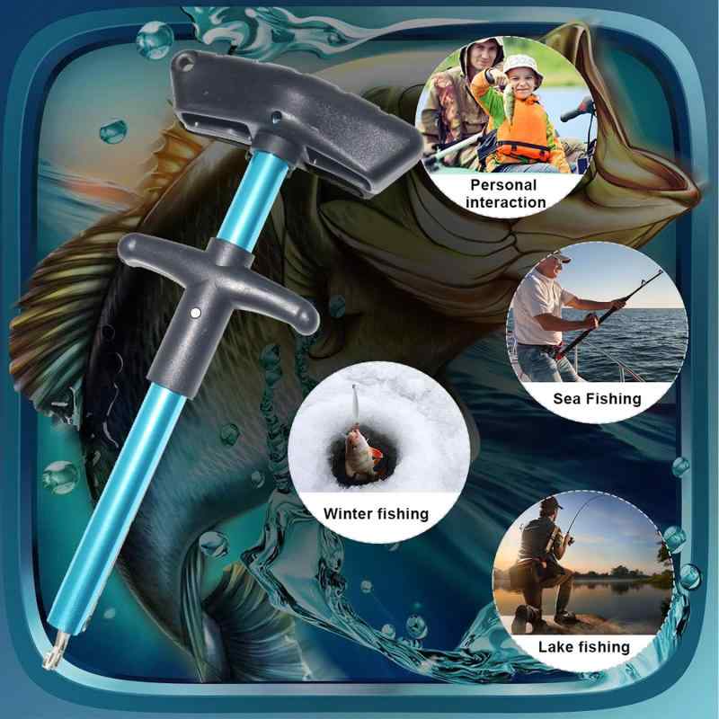 釣り用フック外しツール-T型フックリムーバ付き-ポー