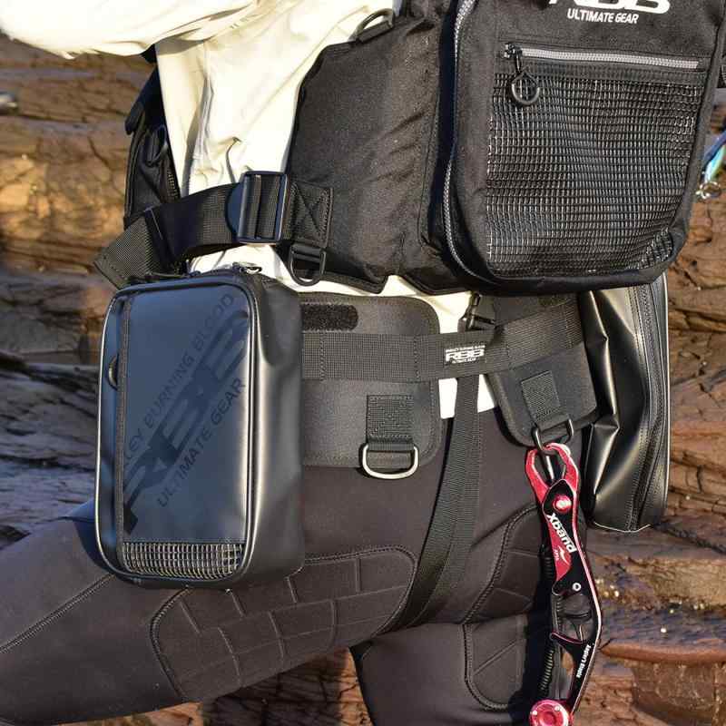 双進(SOSHIN) 釣り用ベルト RBB ロックショアサポーター ブラック/グレー Free Size