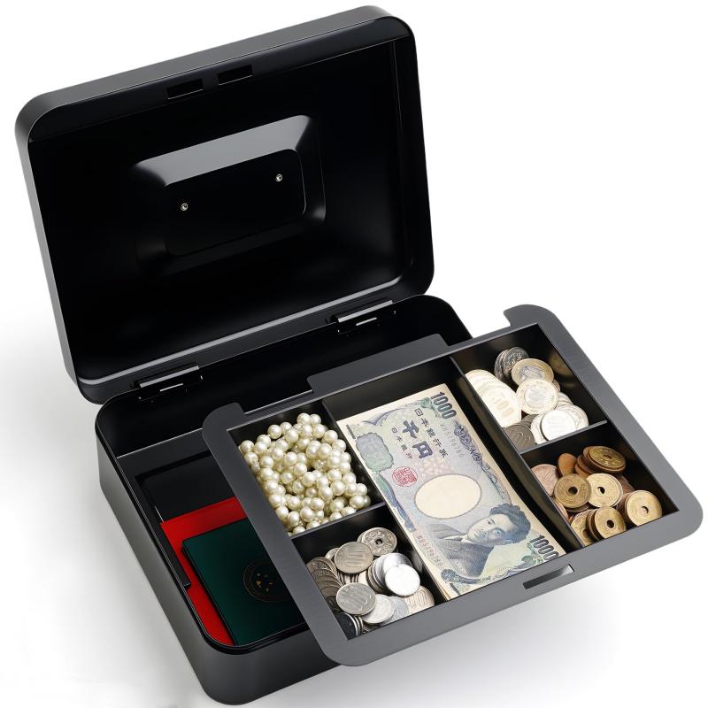 手提げ金庫 簡易金庫 ダイヤル式 スチール製 家庭用 オフィス B5サイズ