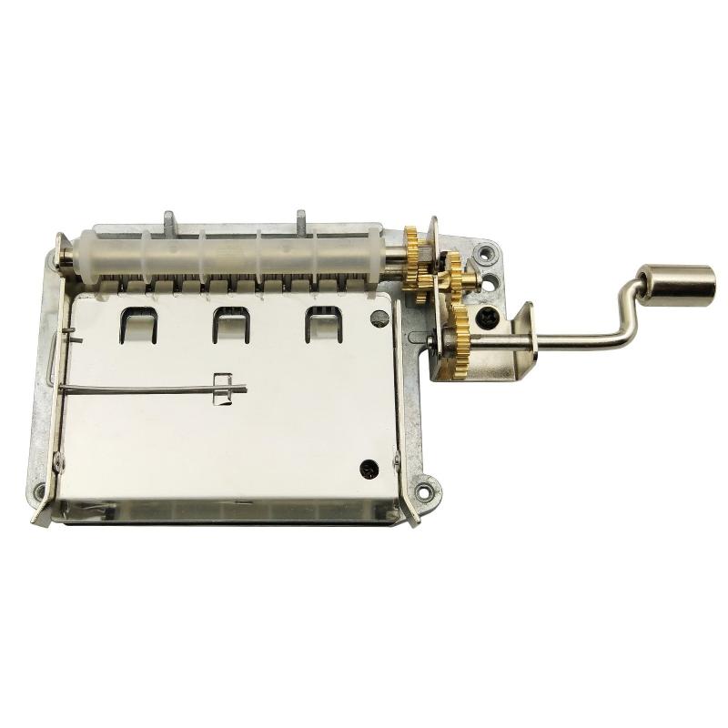 Wingostore 30音符オルゴールムーブメント 手回し銅付き