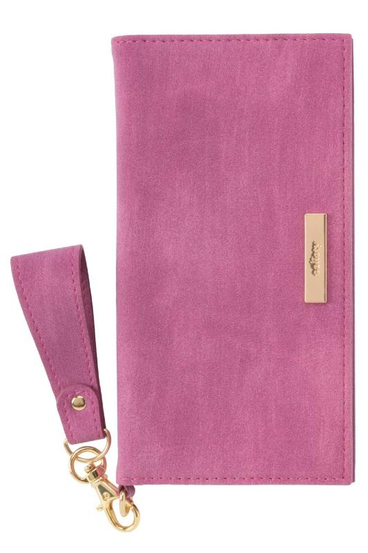 salisty iPhone SE 2020/XS/X/8/7/6s/6 ケース 手帳型 スエード×メタルロゴの商品画像