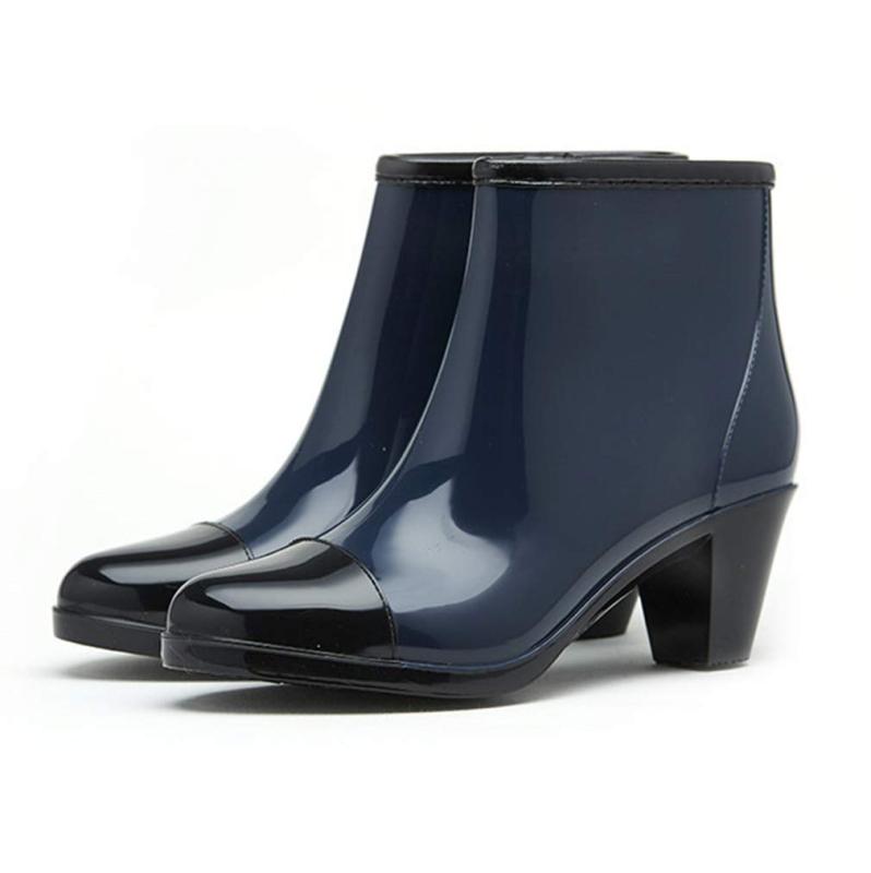 [BARYPORY] レインブーツ レディース ヒール6cm ロング 防水 レインシューズ 雨靴 長靴 ロングブーツ 梅雨対策 オシャレ 滑り止め おしゃれ 歩きやすい 美脚