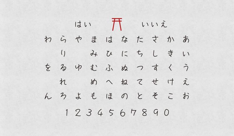 さわやか食堂 プレイマット「こっくりさん」