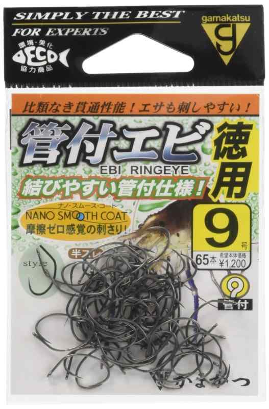 がまかつ(Gamakatsu) 徳用 管付エビ ナノスムースコート