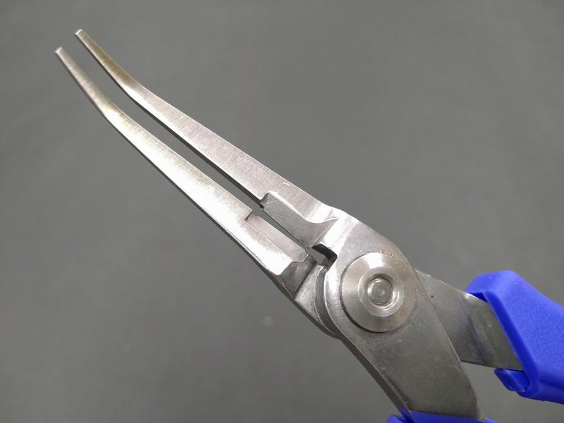 スリーピークス 3.peaks ロングステンレス先曲りラジオペンチ 165mm LS-04